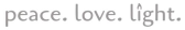 Peace Love Light affiliate marketing program