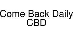 Come Back Daily CBD affiliate marketing program